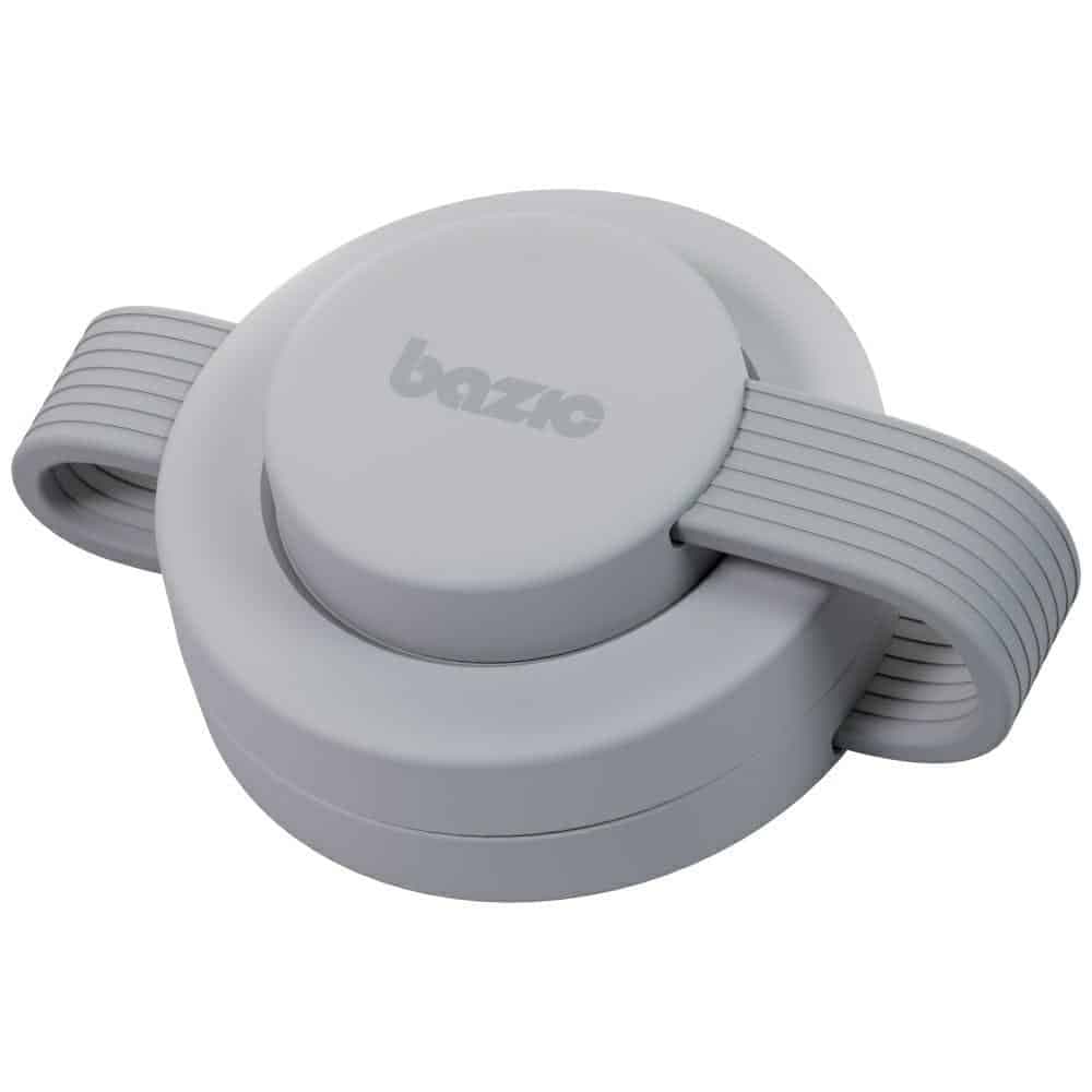 Ασύρματος φορτιστής Bazic GoMag Trio 2 3σε1 15W μαγνητικός για iPhone/Watch/AirPods γκρι