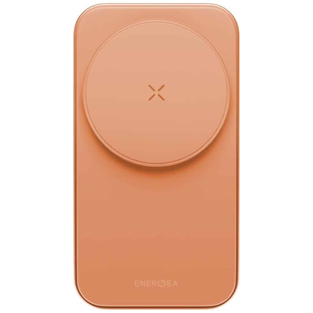 Ασύρματος φορτιστής Energea MagTrio 2 3 σε 1 Qi2 25W πτυσσόμενος πορτοκαλί 5