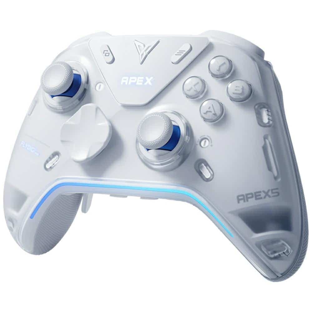 Γενικό χειριστήριο για παιχνίδια Bluetooth Flydigi APEX 5 λευκό