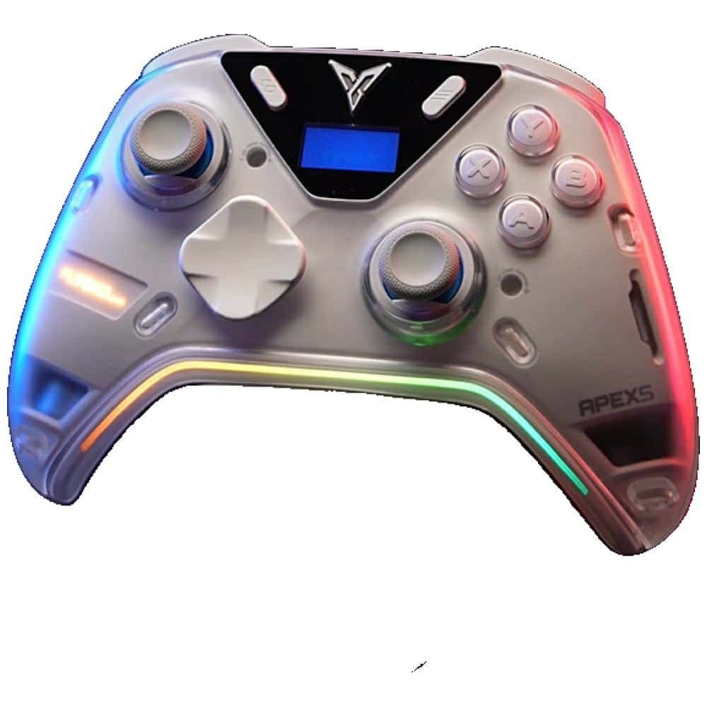 Γενικό χειριστήριο για παιχνίδια Bluetooth Flydigi APEX 5 λευκό 2