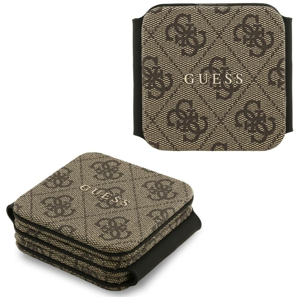Ασύρματος φορτιστής Guess 3 σε 1 4G καφέ