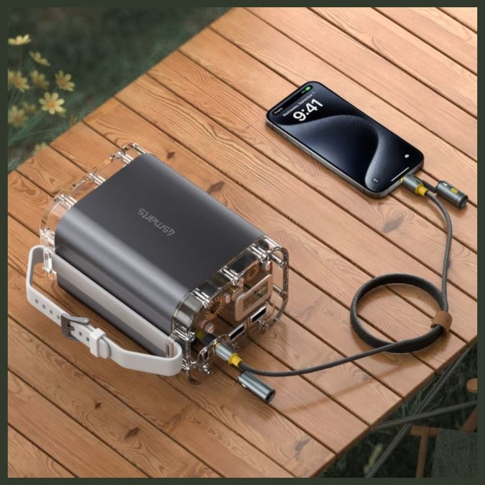 Καλώδιο USB-C 4smarts Explorer 3 σε 1 240W 1,5m μαύρο 3