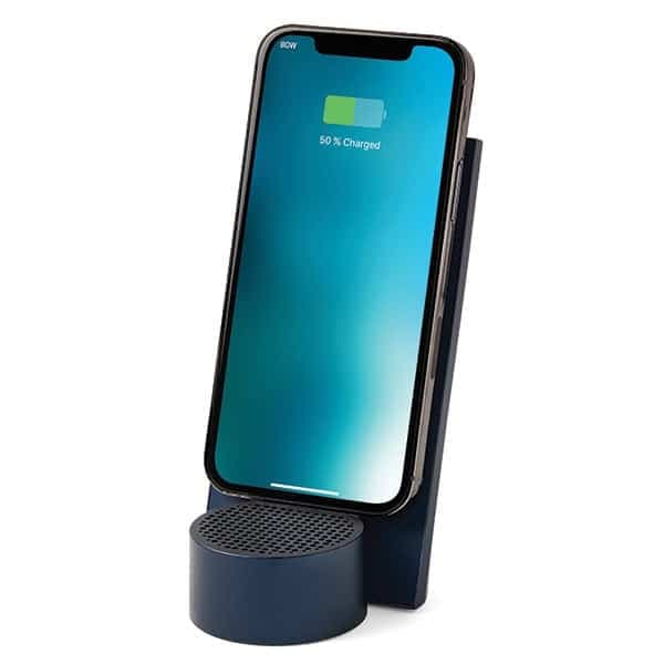 Ασύρματος φορτιστής Lexon City Energy Pro 10W με ηχείο Bluetooth σκούρο μπλε LD145DB 2