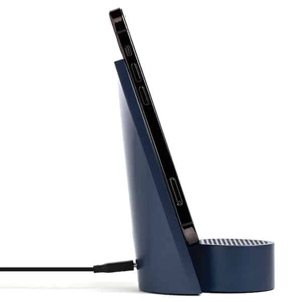 Ασύρματος φορτιστής Lexon City Energy Pro 10W με ηχείο Bluetooth σκούρο μπλε LD145DB 3