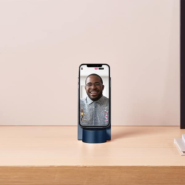 Ασύρματος φορτιστής Lexon City Energy Pro 10W με ηχείο Bluetooth σκούρο μπλε LD145DB 5