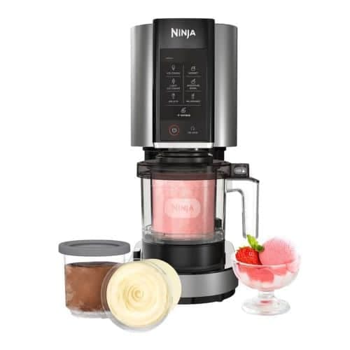 Ninja Creami NC302EU Παγωτομηχανή 7 σε 1, 1.4L, Ασημί, EU