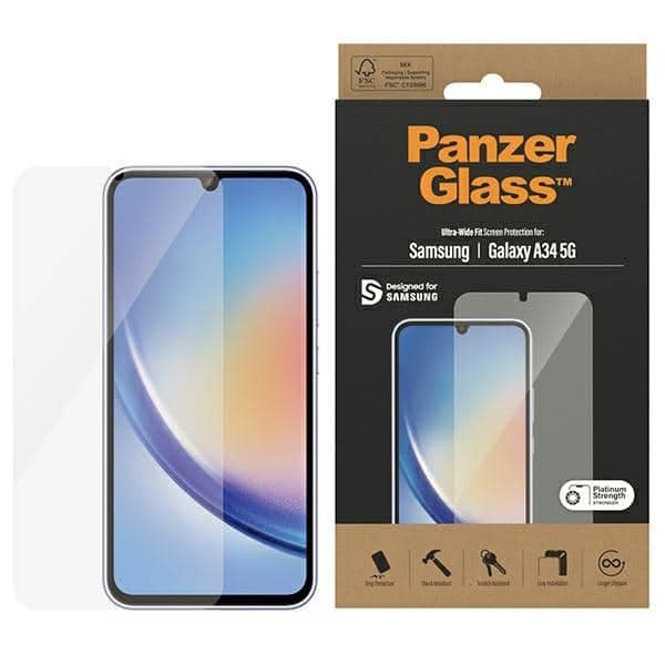 PanzerGlass Ultra-Wide Fit Sam A34 Προστασία Οθόνης, 5GA346 7327