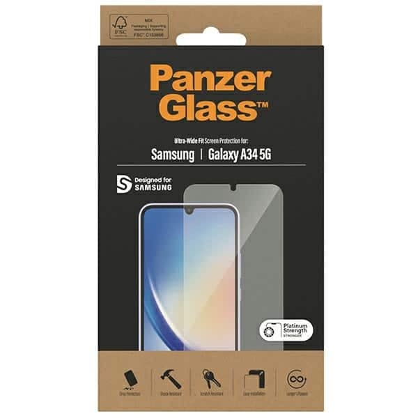 PanzerGlass Ultra-Wide Fit Sam A34 Προστασία Οθόνης, 5GA346 7327 4