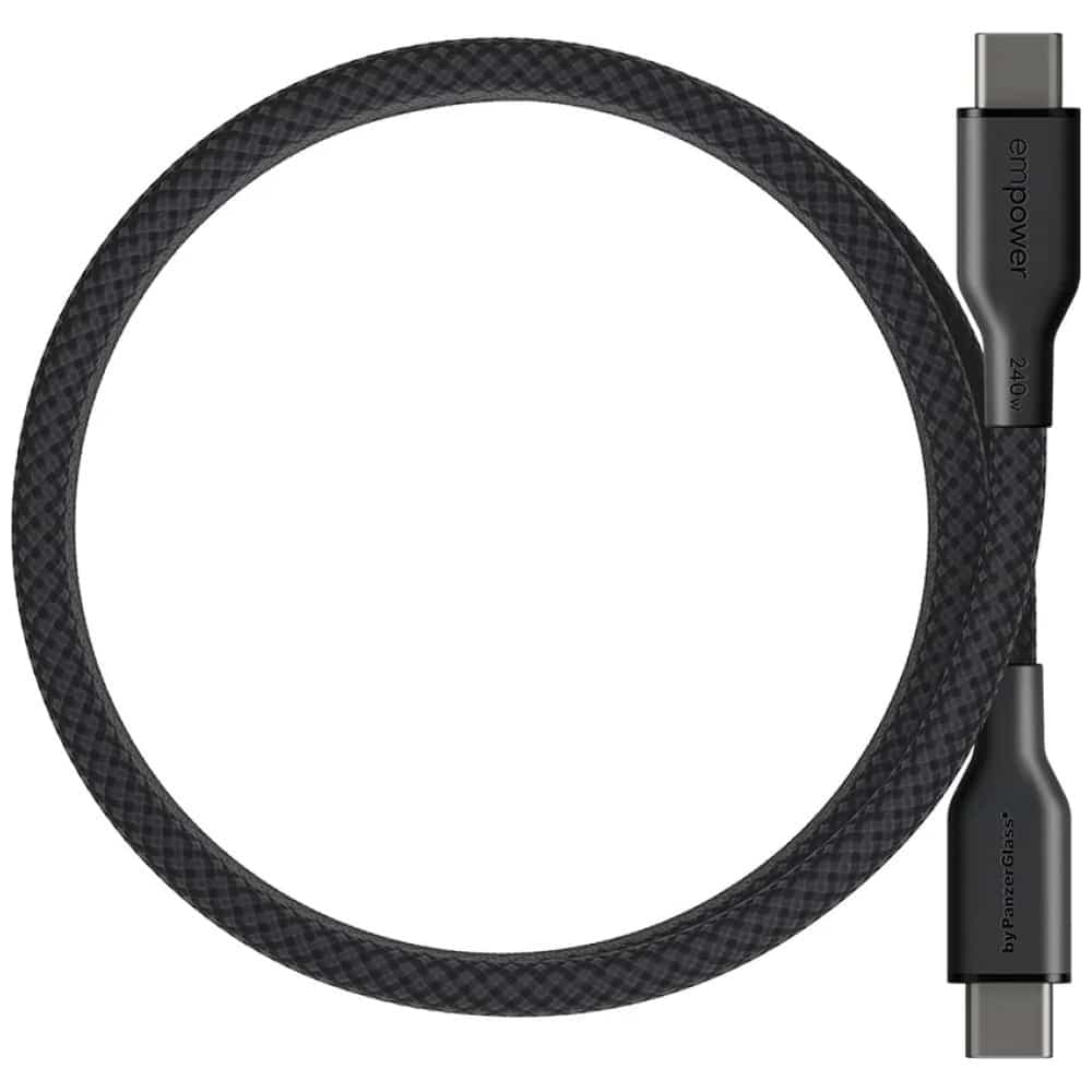 Καλώδιο ενδυνάμωσης από PanzerGlass Magnetic 240W USB-C σε USB-C 1,5m μαύρο 3