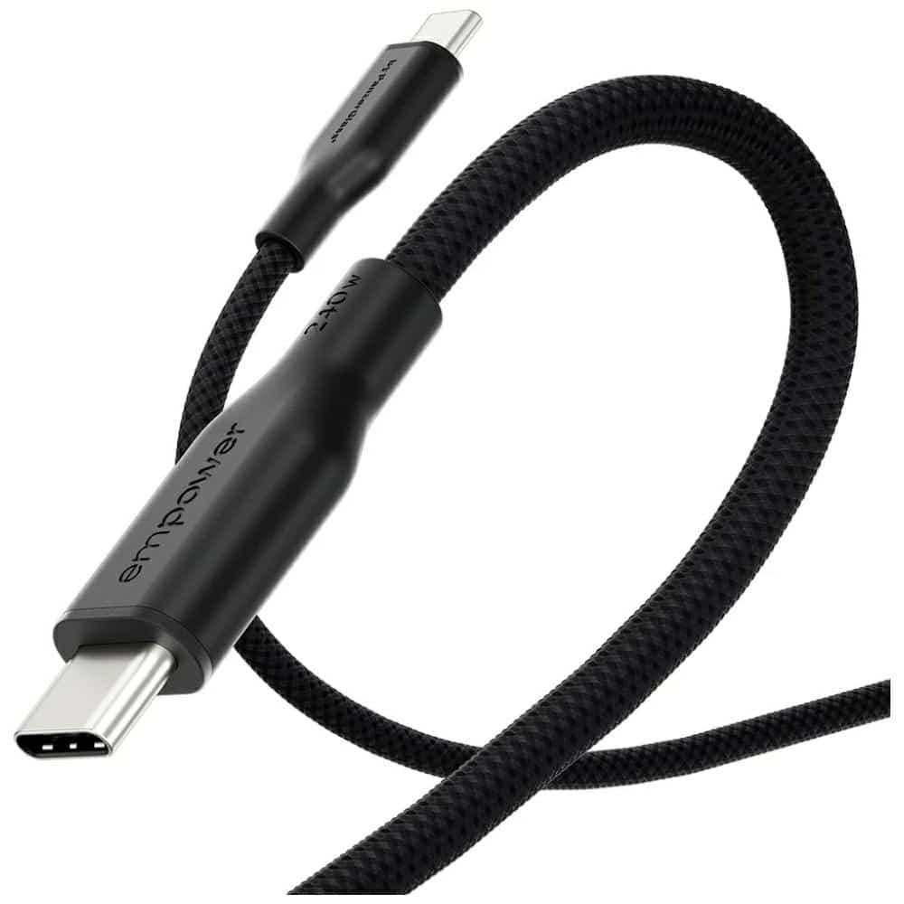 Καλώδιο ενδυνάμωσης από την PanzerGlass Racing 240W USB-C σε USB-C 1,2m μαύρο 4