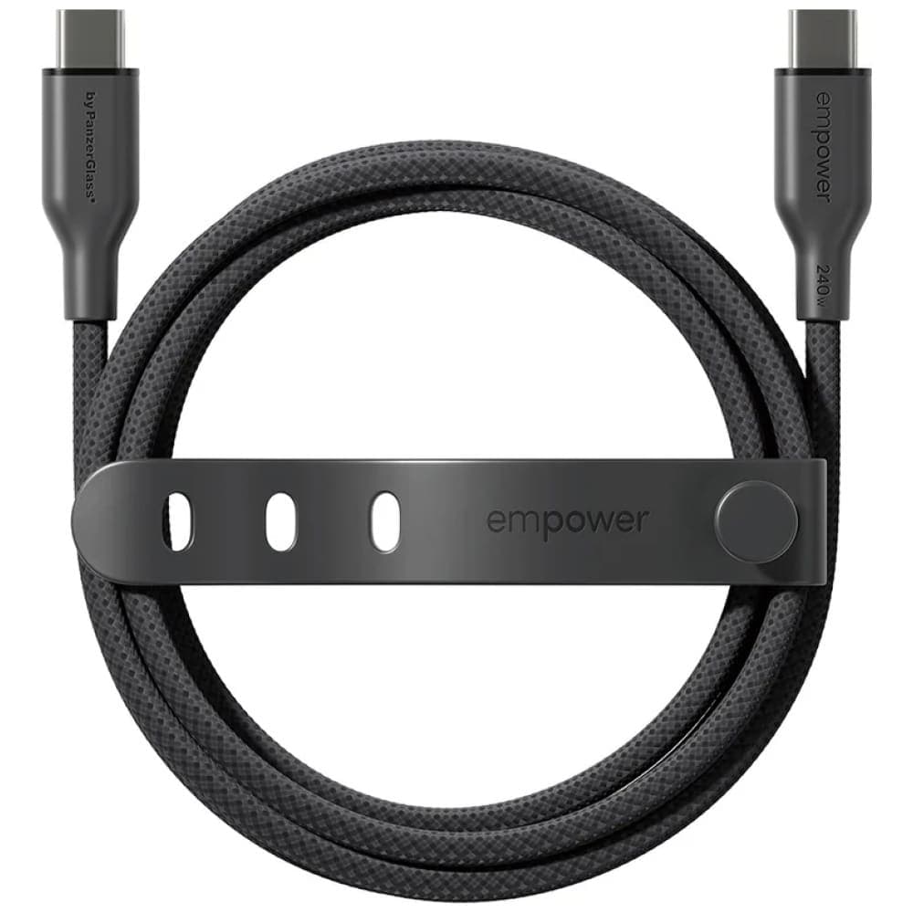 Καλώδιο ενδυνάμωσης από την PanzerGlass Racing 240W USB-C σε USB-C 2m μαύρο 3