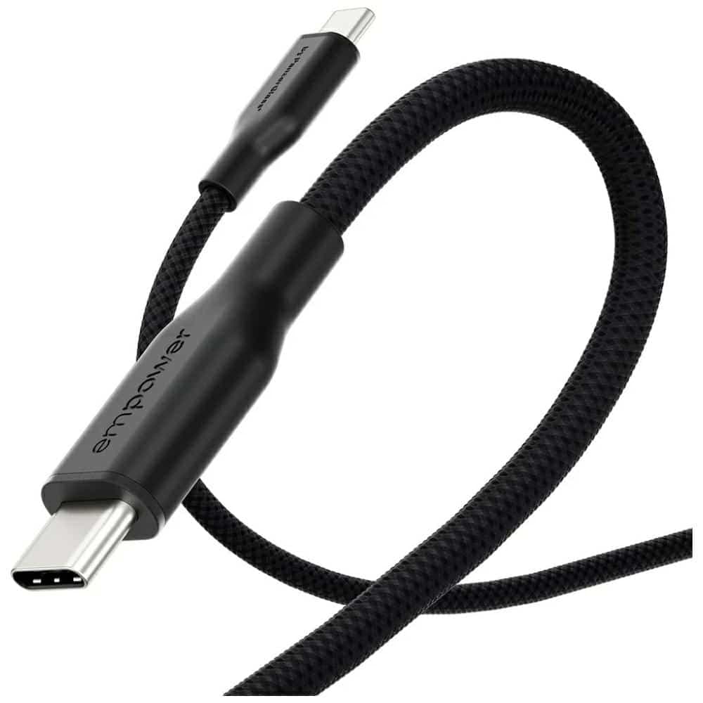 Καλώδιο ενδυνάμωσης από την PanzerGlass Racing 60W USB-C σε USB-C 1,2m μαύρο 4