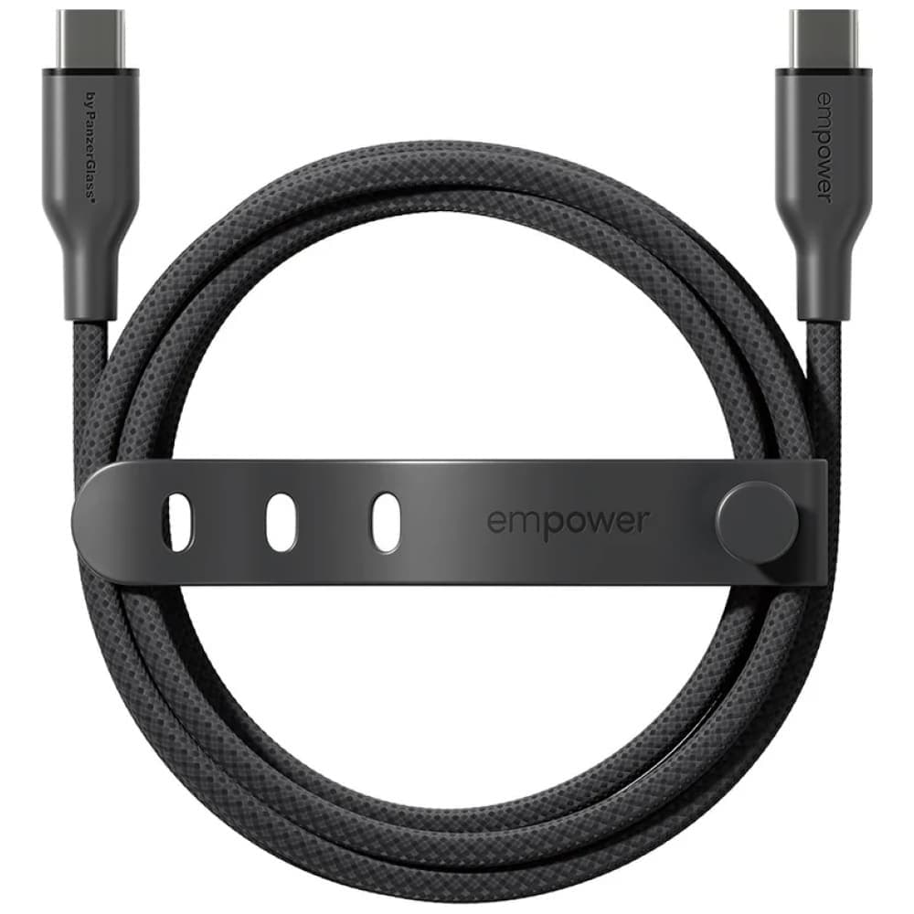 Καλώδιο ενδυνάμωσης από την PanzerGlass Racing 60W USB-C σε USB-C 2m μαύρο 3
