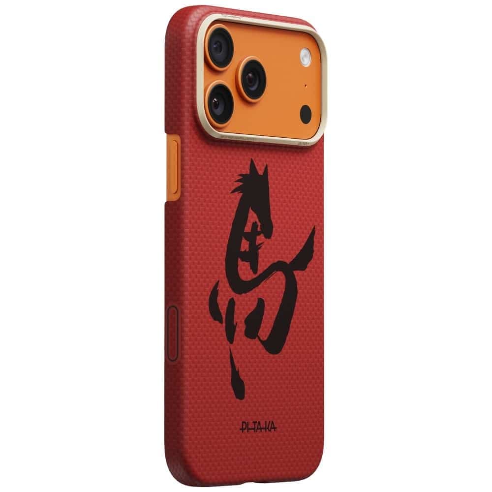 PITAKA Edge Case - θήκη για Apple iPhone 17 Pro - Κόκκινο 2