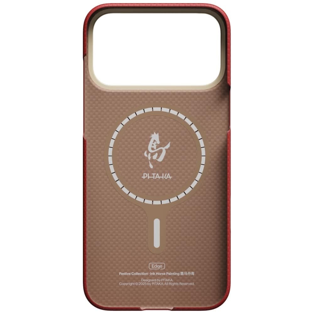 PITAKA Edge Case - θήκη για Apple iPhone 17 Pro Max - Κόκκινο 3