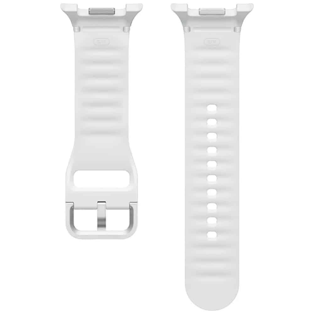 Samsung Galaxy Watch8 / Watch8 Classic Λουράκι Sport (S/M), Λευκό 2