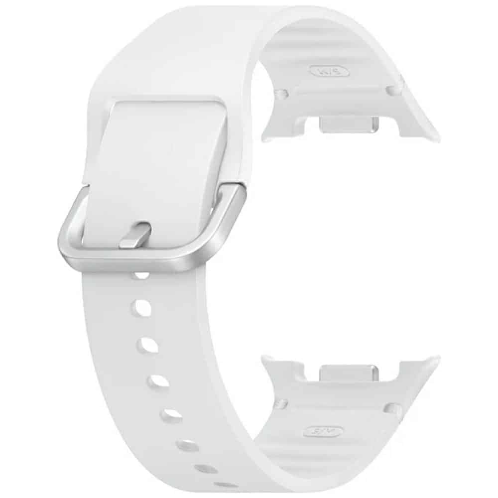 Samsung Galaxy Watch8 / Watch8 Classic Λουράκι Sport (S/M), Λευκό 3