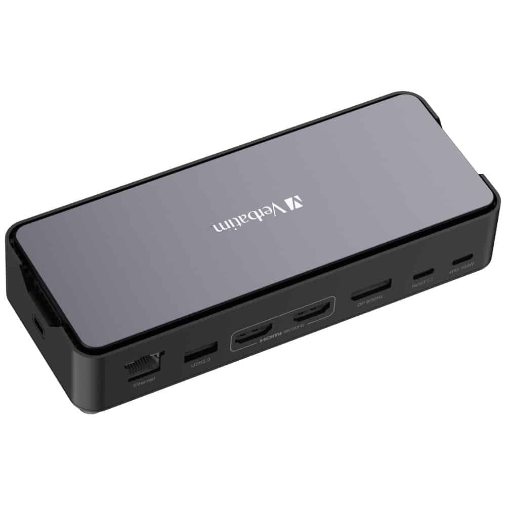 Verbatim σταθμός σύνδεσης USB-C Pro 15 σε 1 2xHDMI/1xRJ45/4xUSB-A/3xUSB-C/1xSD/1xmicroSD/1xAudi 2
