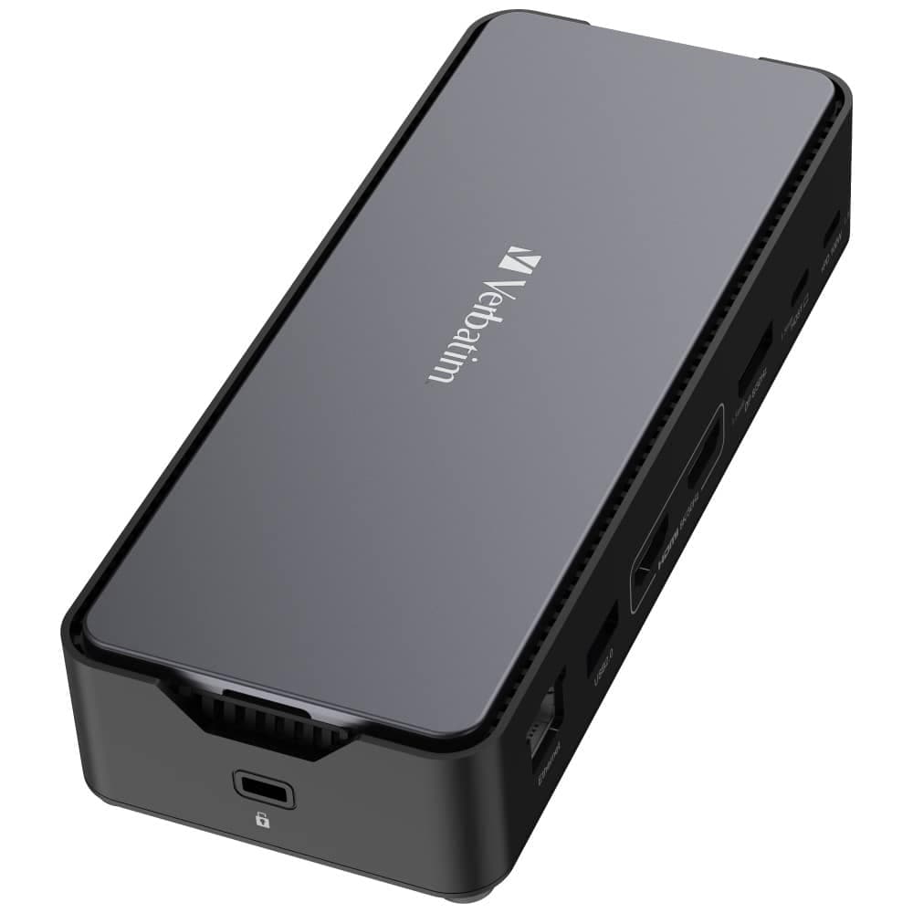 Verbatim σταθμός σύνδεσης USB-C Pro 15 σε 1 2xHDMI/1xRJ45/4xUSB-A/3xUSB-C/1xSD/1xmicroSD/1xAudi 5