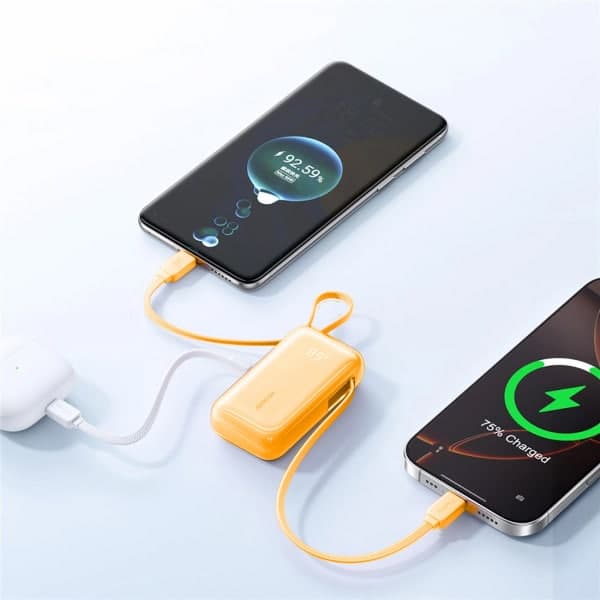 Joyroom JR-PR2 Powerbank, 10000mAh, 35W, PD, Πορτοκαλί 2
