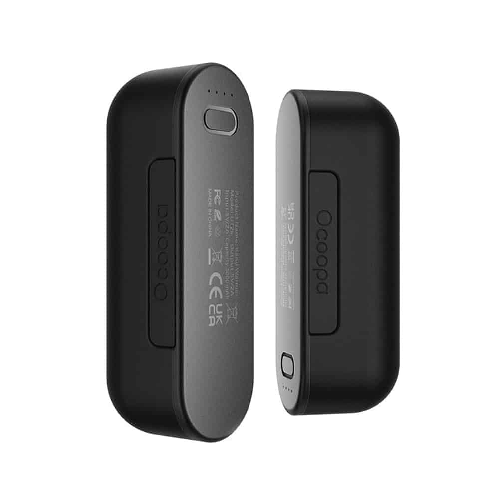 Ocoopa UT2s Θερμαντήρας Χεριών με Power Bank, Ηλεκτρικός, Μαγνητικός Σχεδιασμός, 2x 5000mAh, Μαύρος