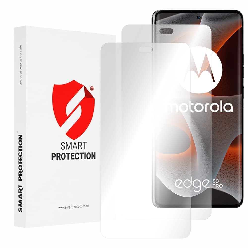 Smart Protection Premium Classic για Motorola Edge 50 Pro, Διαφανές (2 Τεμάχια)