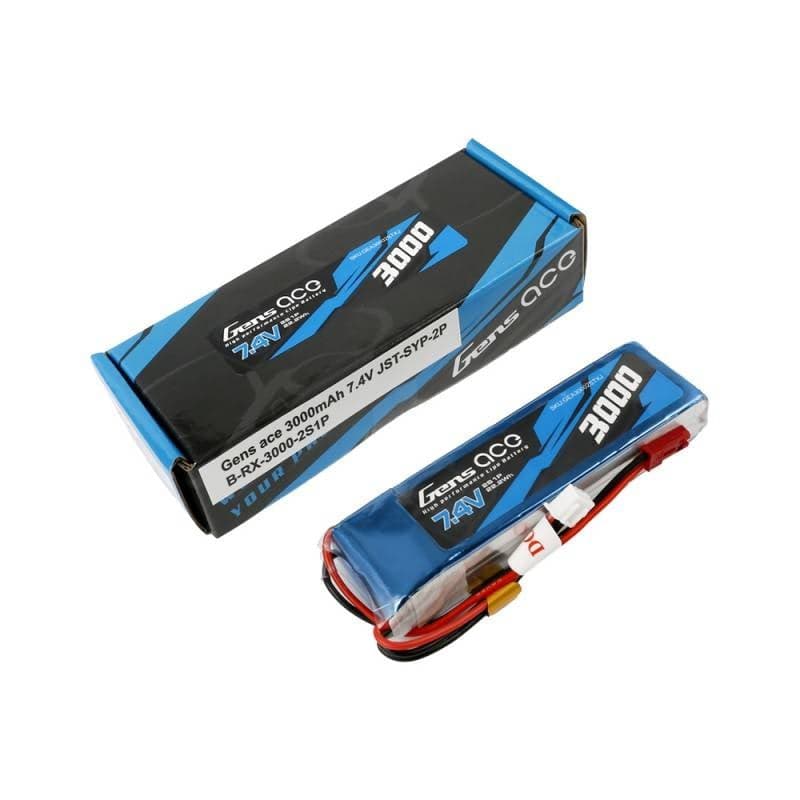 Gens Ace 3000mAh 7.4V 1C 2S1P LiPo Μπαταρία 5