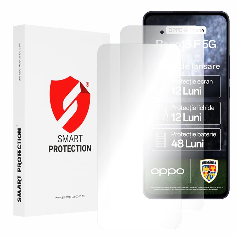 Smart Protection Premium Classic Προστασία Οθόνης (2 Τεμάχια) για Oppo Reno13 F 4G / Reno13 F 5G / Reno13 FS 5G, Διάφανο