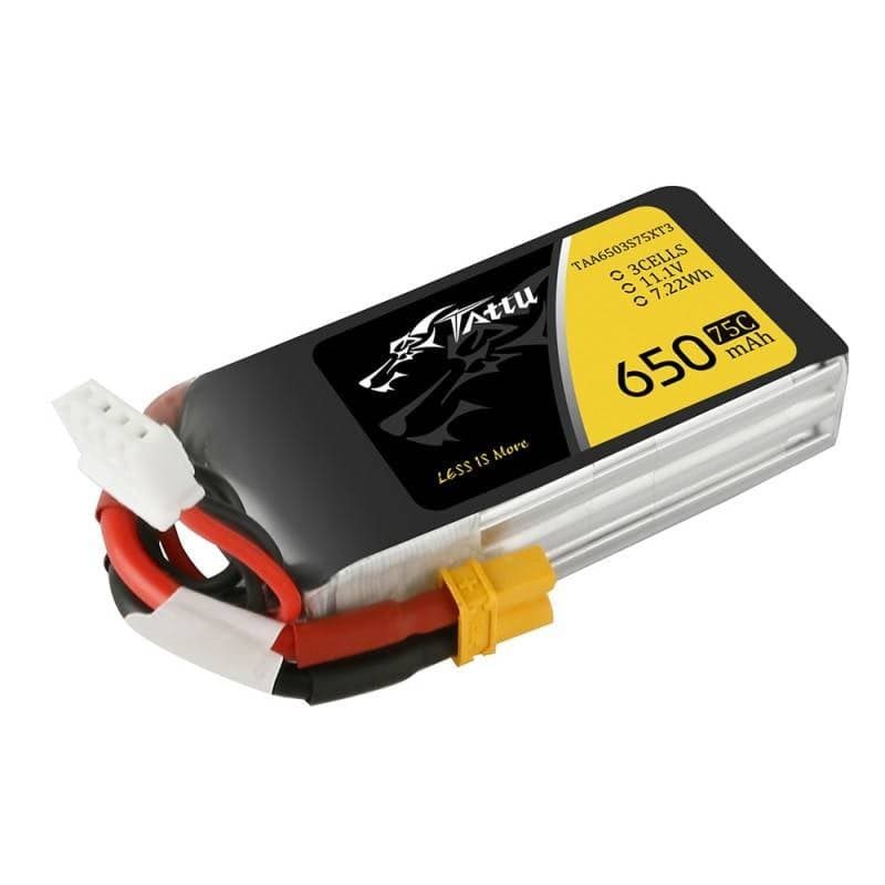 Tattu Μπαταρία 650mAh 11,1V 75C 3S1P 2