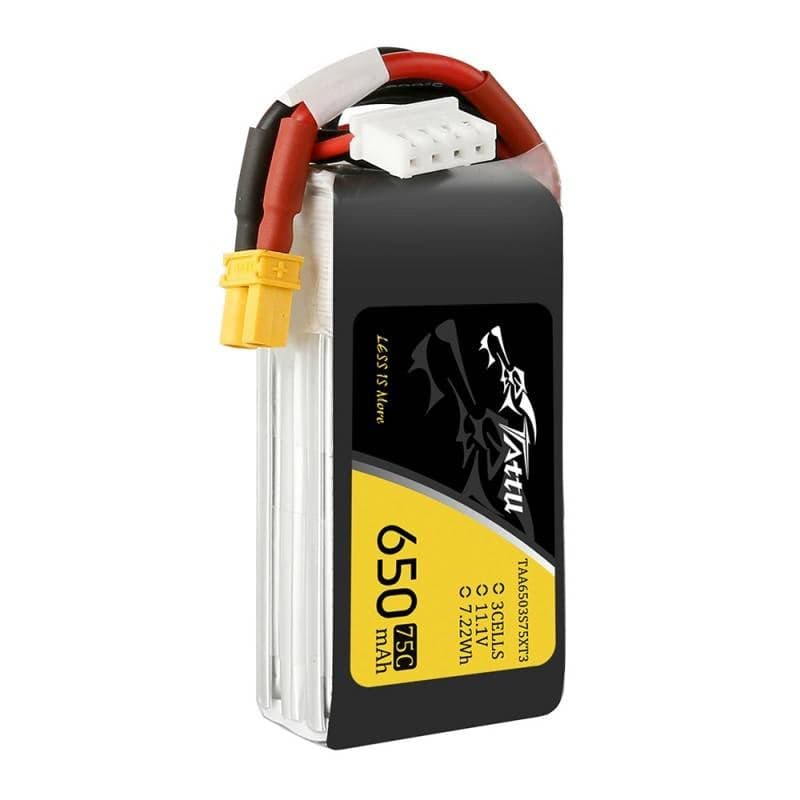 Tattu Μπαταρία 650mAh 11,1V 75C 3S1P 4