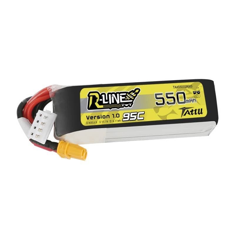 Tattu R-Line Μπαταρία 550mAh 11.1V 95C 3S1P XT30