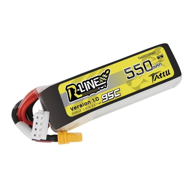 Tattu R-Line Μπαταρία 550mAh 11.1V 95C 3S1P XT30 2