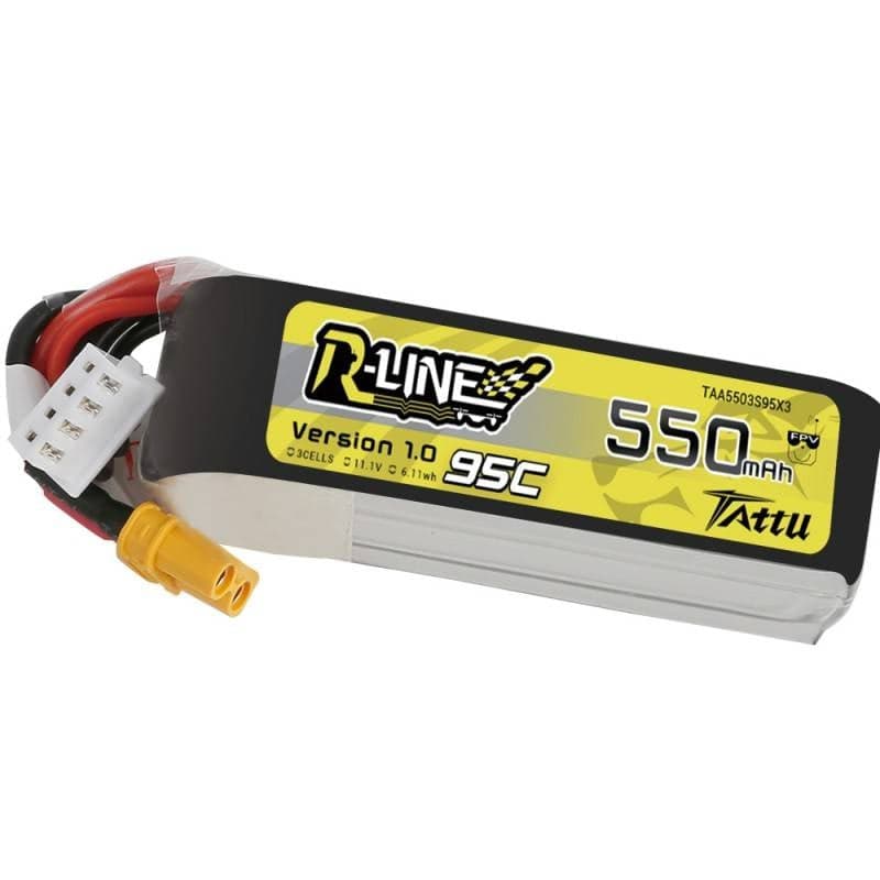 Tattu R-Line Μπαταρία 550mAh 11.1V 95C 3S1P XT30 3