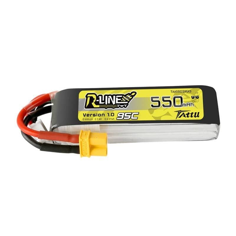 Tattu R-Line 550mAh 7.4V 95C 2S1P XT30 Μπαταρία