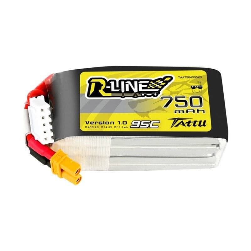 Tattu R-Line Μπαταρία 750mAh 14.8V 95C 4S1P JST-XHR