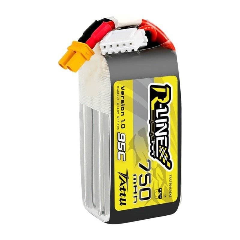 Tattu R-Line Μπαταρία 750mAh 14.8V 95C 4S1P JST-XHR 3