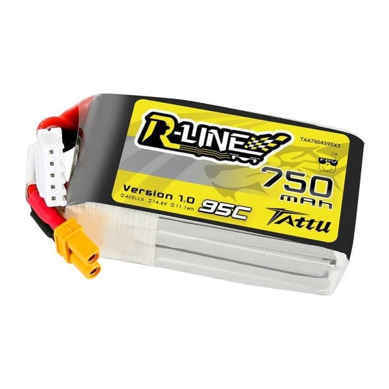 Tattu R-Line Μπαταρία 750mAh 14.8V 95C 4S1P JST-XHR 4