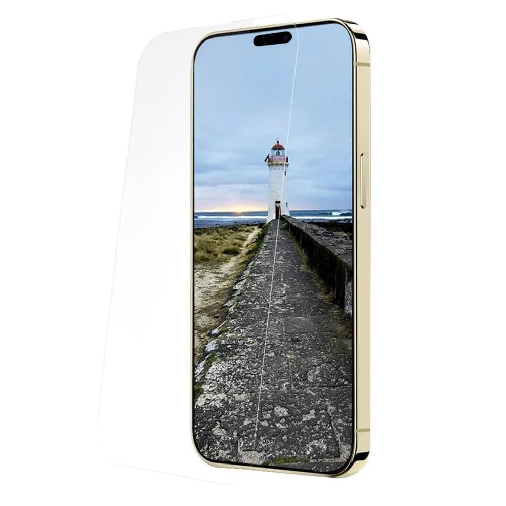 ANANK Προστατευτικό Οθόνης 3D Καμπύλης για iPhone 15 Pro, Διάφανο (10 Τεμάχια) 3