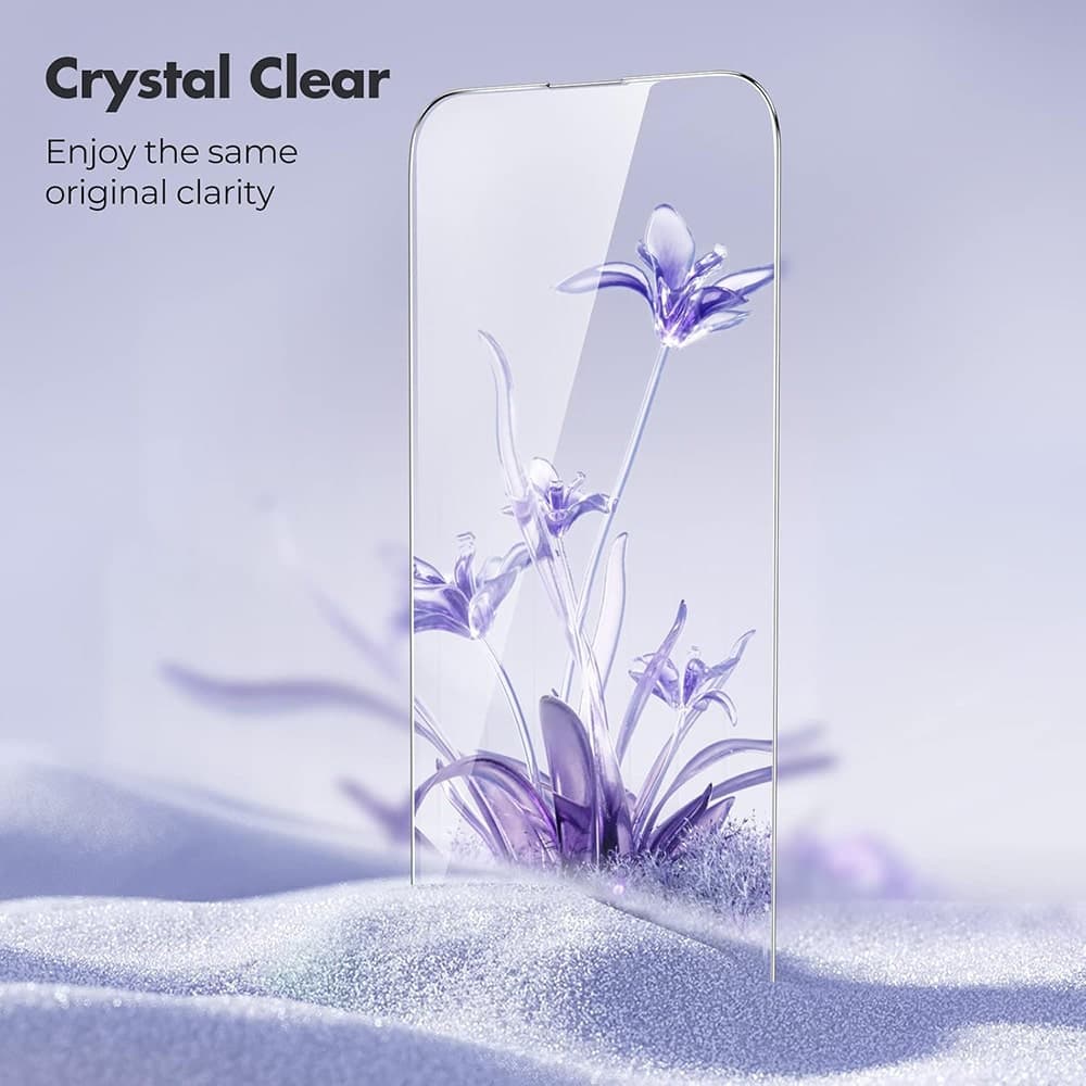 ANANK Προστατευτικό Οθόνης 3D Καμπύλης για iPhone 15 Pro, Διάφανο (10 Τεμάχια) 4