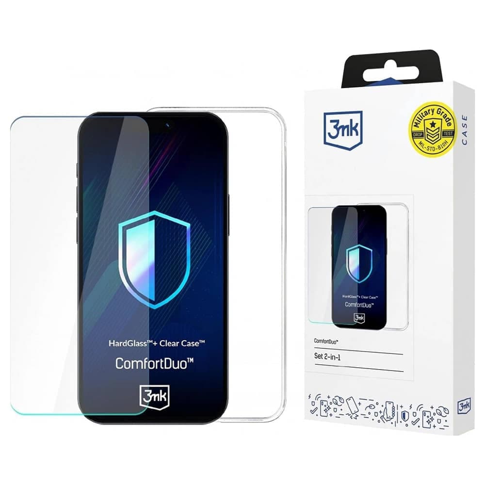 3mk - ComfortDuo Γυαλί + Θήκη - Samsung Galaxy A26 5G - Διάφανο