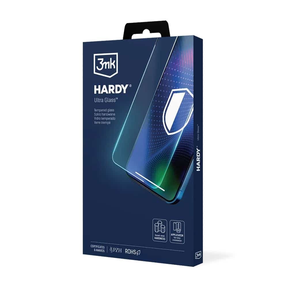 3MK Hardy Ultra Glass iPhone 17 Air, Μαύρο 7