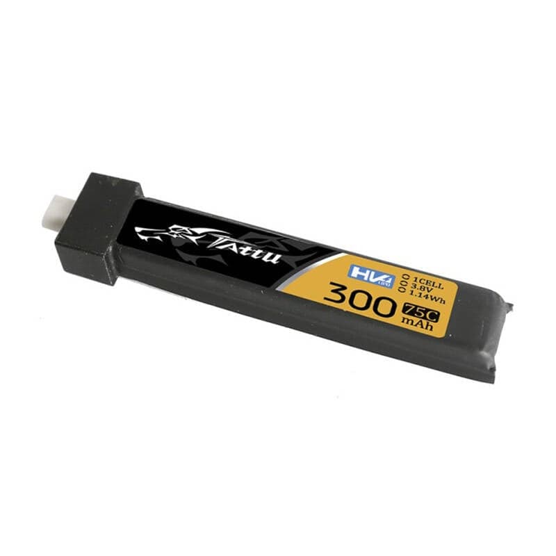 Tattu 300mAh 3.8V 75C 1S1P HV BT2.0.5 Μπαταρία LiPo (5 Τεμάχια) 3