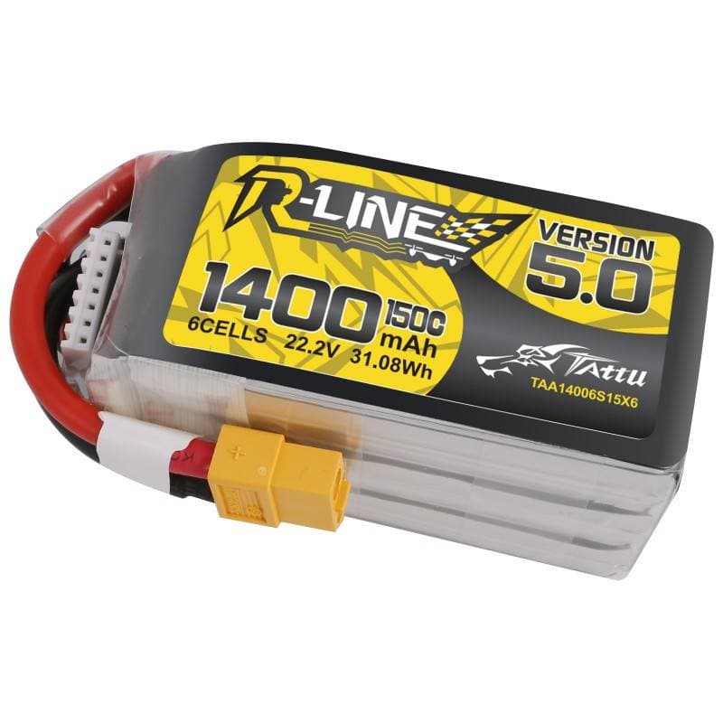 Tattu R-Line 5.0 Μπαταρία 1400mAh 22.2V 150C 6S1P XT60 2
