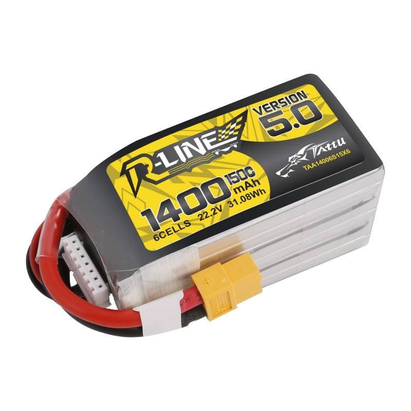 Tattu R-Line 5.0 Μπαταρία 1400mAh 22.2V 150C 6S1P XT60 3
