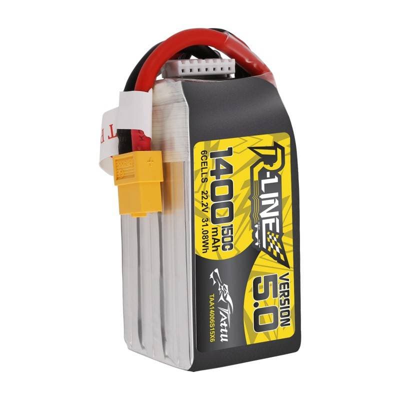 Tattu R-Line 5.0 Μπαταρία 1400mAh 22.2V 150C 6S1P XT60 4