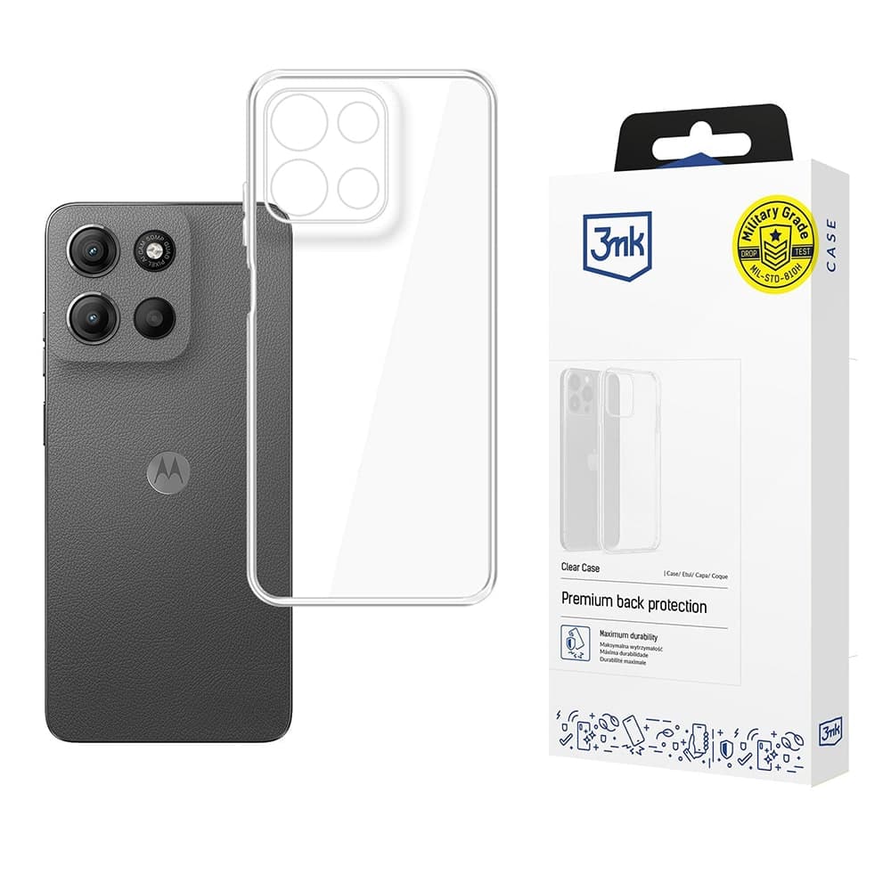 3MK Clear Case - θήκη για Motorola Moto G15 Power - Διάφανο