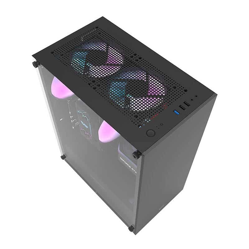 Darkflash DK100 Κουτί Υπολογιστή, Μαύρο