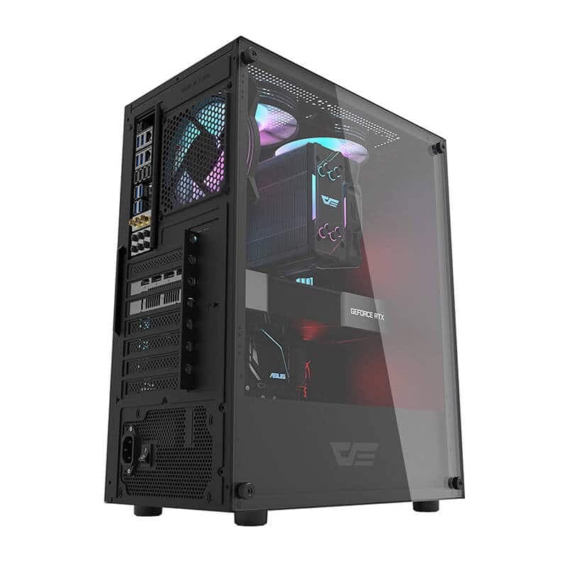 Darkflash DK100 Κουτί Υπολογιστή, Μαύρο 2