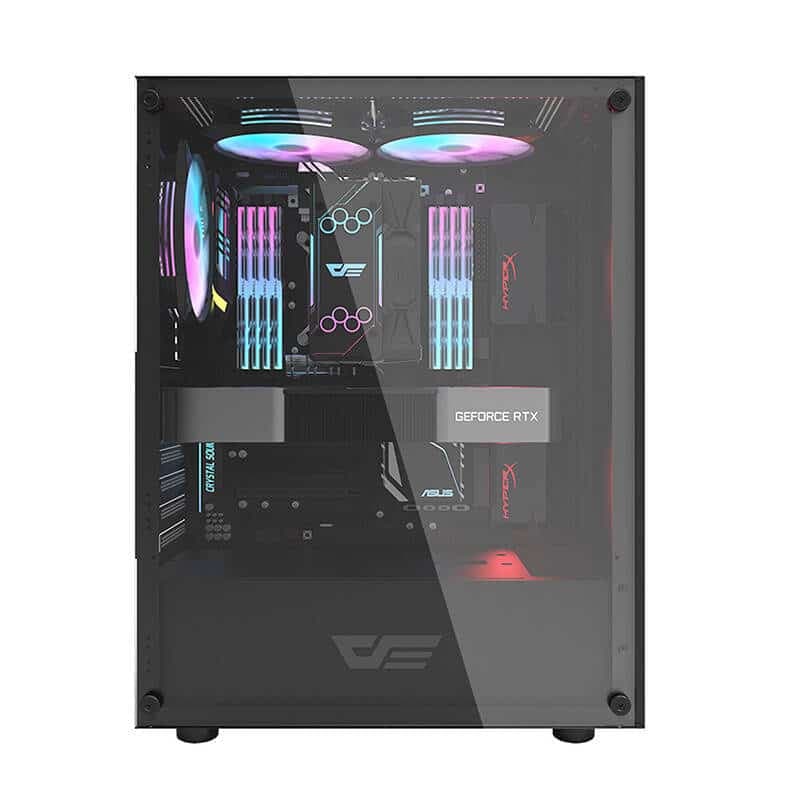 Darkflash DK100 Κουτί Υπολογιστή, Μαύρο 4