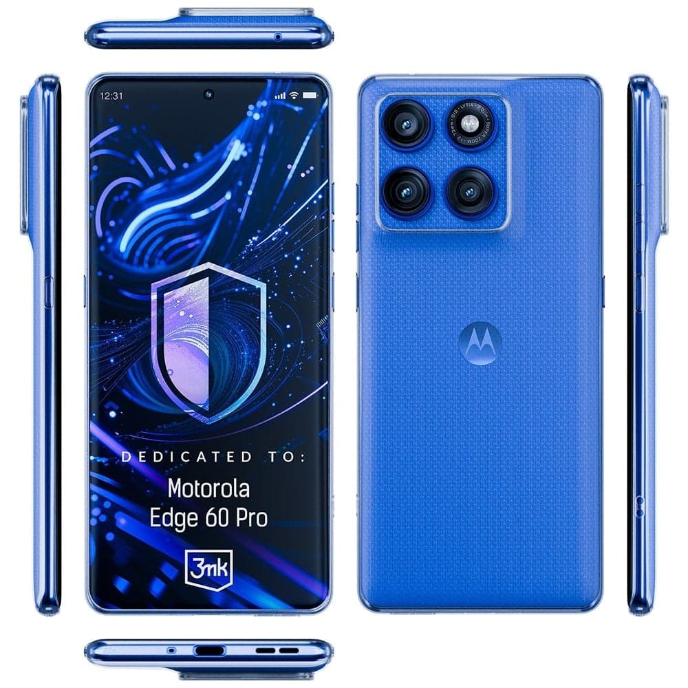 3MK Clear Case - θήκη για Motorola Edge 60 Pro - Διάφανο 3